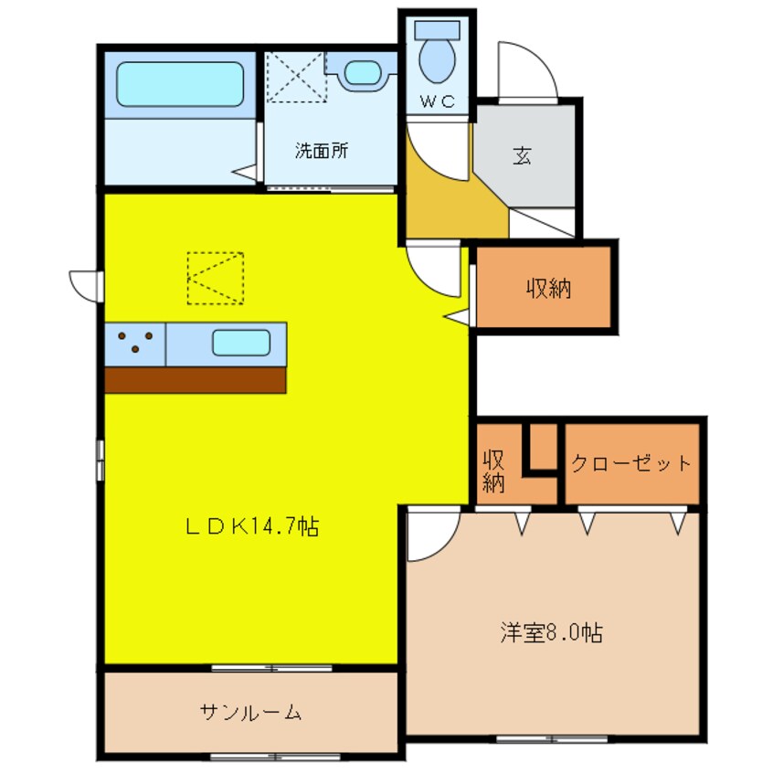 間取図 マジェスタ　Ⅱ