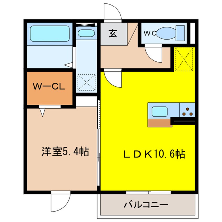 間取図 マシェリS　Ⅲ