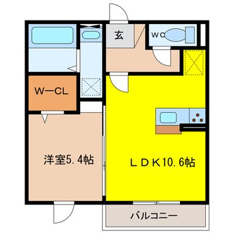 間取図 マシェリS　Ⅲ