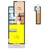 グレイシャス 1LDKの間取り
