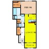 アンベリールARK 1LDKの間取り