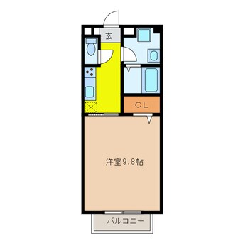 間取図 ディアコート　ハピネス