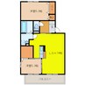 フォーラムワーゴⅢ・V　V 2LDKの間取り