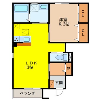 間取図 エクセラン