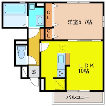 間取図 Ｄ禾森