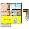 Ｄ禾森 1LDKの間取り
