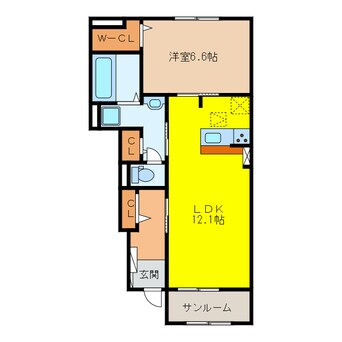 間取図 エコ　ルタン