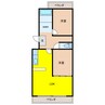 VIPマンション大垣 2LDKの間取り