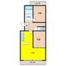 VIPマンション大垣 2LDKの間取り