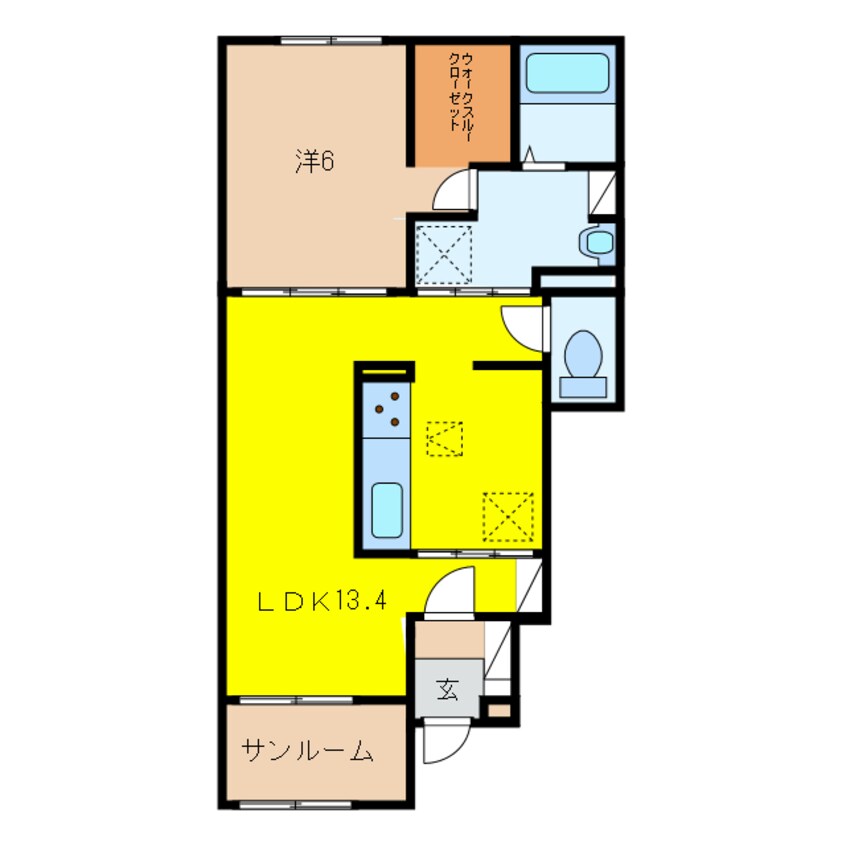 間取図 アルティザン・グレコ