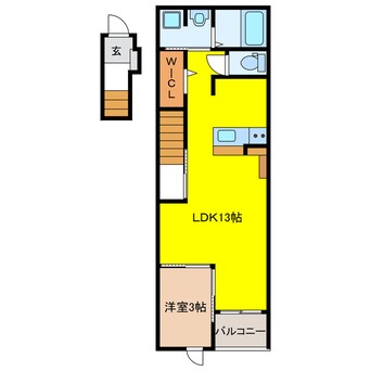 間取図 メゾン　ド　フランⅡ　Ａ