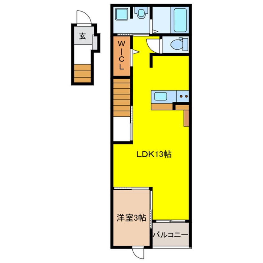 間取図 メゾン　ド　フランⅡ　Ａ