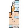 カレントハウス 1Rの間取り