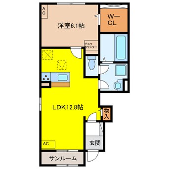 間取図 カーサ・プラシード