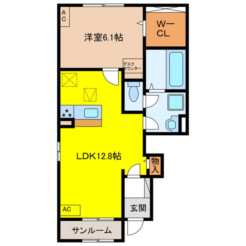 間取図 カーサ・プラシード