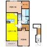 ツイルフィールドプラス 2LDKの間取り