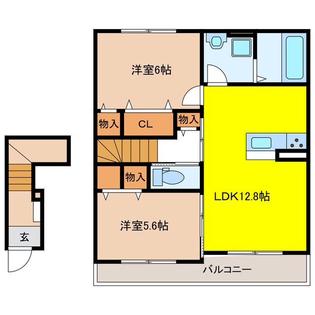 間取り図 オ　ソレイユ