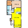 レディアⅡ　A 1LDKの間取り