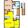 グレース　Ⅱ 1LDKの間取り
