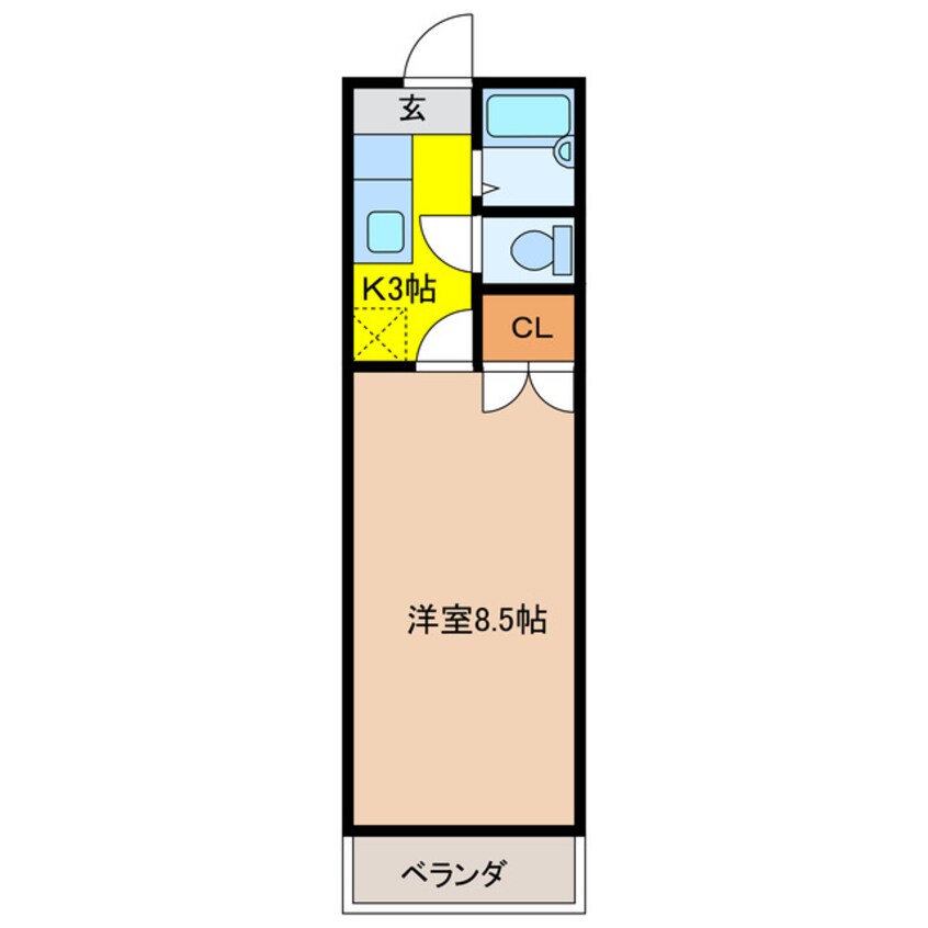 間取図 ナイスコート25