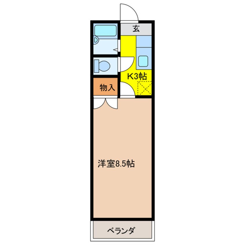 間取図 ナイスコート25