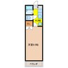 ナイスコート25 1Kの間取り
