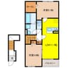 フィオーレ赤坂　A 2LDKの間取り