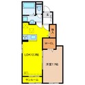 ボヌールメゾンの間取図