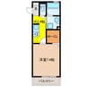 LUANA林町 1Kの間取り