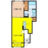 グランターサⅢ 1LDKの間取り