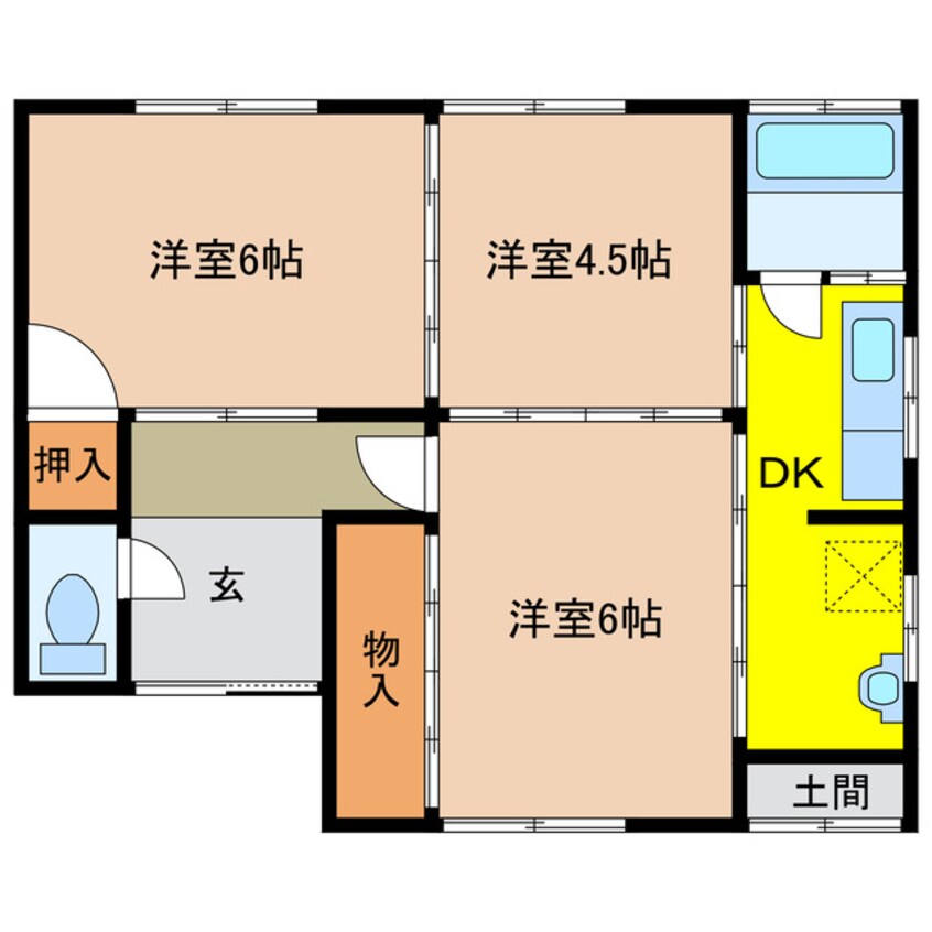 間取図 大垣市見取町戸建て