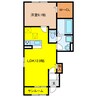 リュード・ルポａ 1LDKの間取り