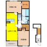 リュード・ルポｂ 2LDKの間取り