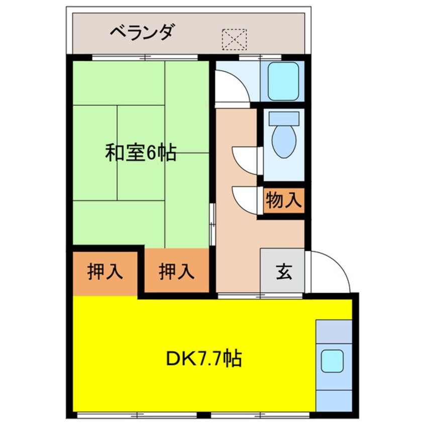 間取図 田辺ビル