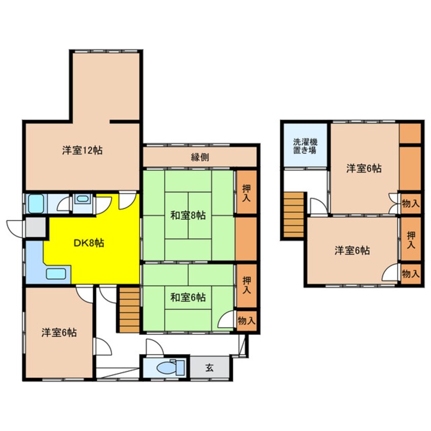 間取図 養老町栗笠戸建