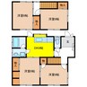 草道島戸建貸家 4DKの間取り