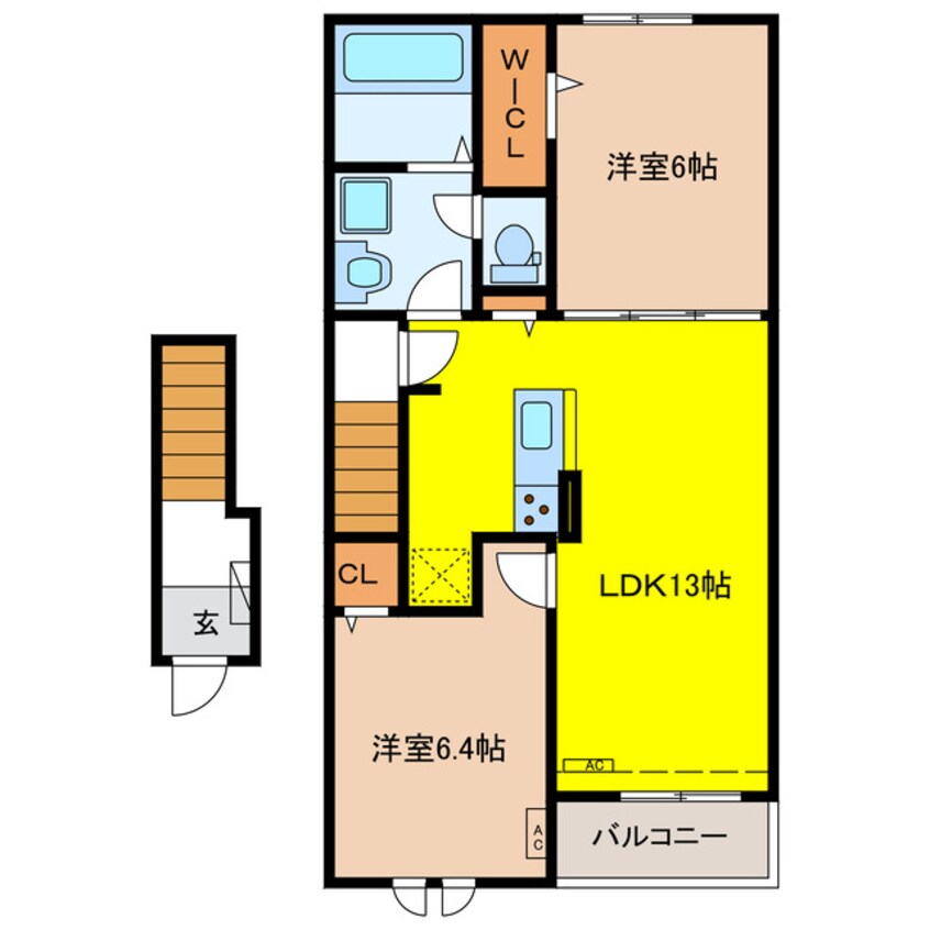 間取図 グローブ　A