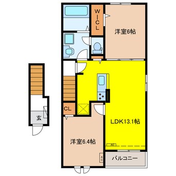 間取図 グローブ　B