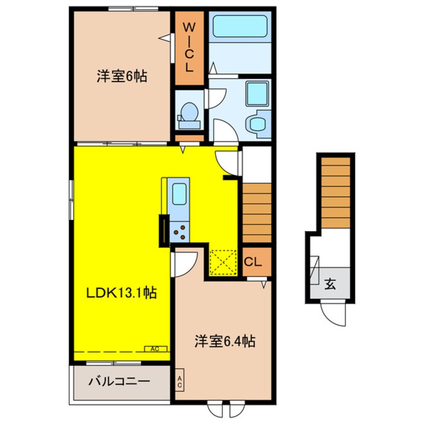 間取図 スフリーズ赤坂　Ⅱ