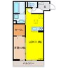 D-ROOM南高橋町WEST 1LDKの間取り