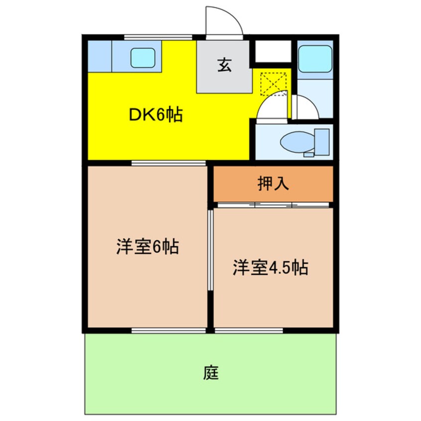 間取図 Gardena(ガーデナ)