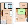 千鳥町戸建 5DKの間取り