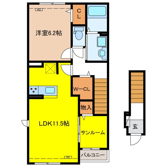 間取り図 フレイム（flame）