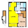 ヴァイオレット 1LDKの間取り