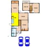 神戸町戸建 5DKの間取り