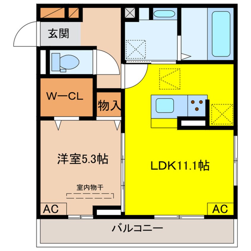 間取図 D-ROOM林町7丁目