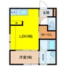 INTEGRAL ARAO 1LDKの間取り