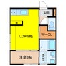 INTEGRAL ARAO 1LDKの間取り