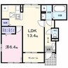 アリエッタⅡ 1LDKの間取り
