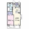 エムズステージⅧ 1LDKの間取り